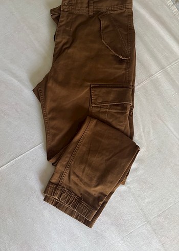 AçıkKahverengi kargoErkek Pantolon