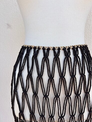 Makrome pareo, plaj eteği - Görsel 2