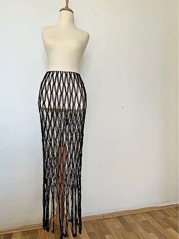 Makrome pareo, plaj eteği - Görsel 4