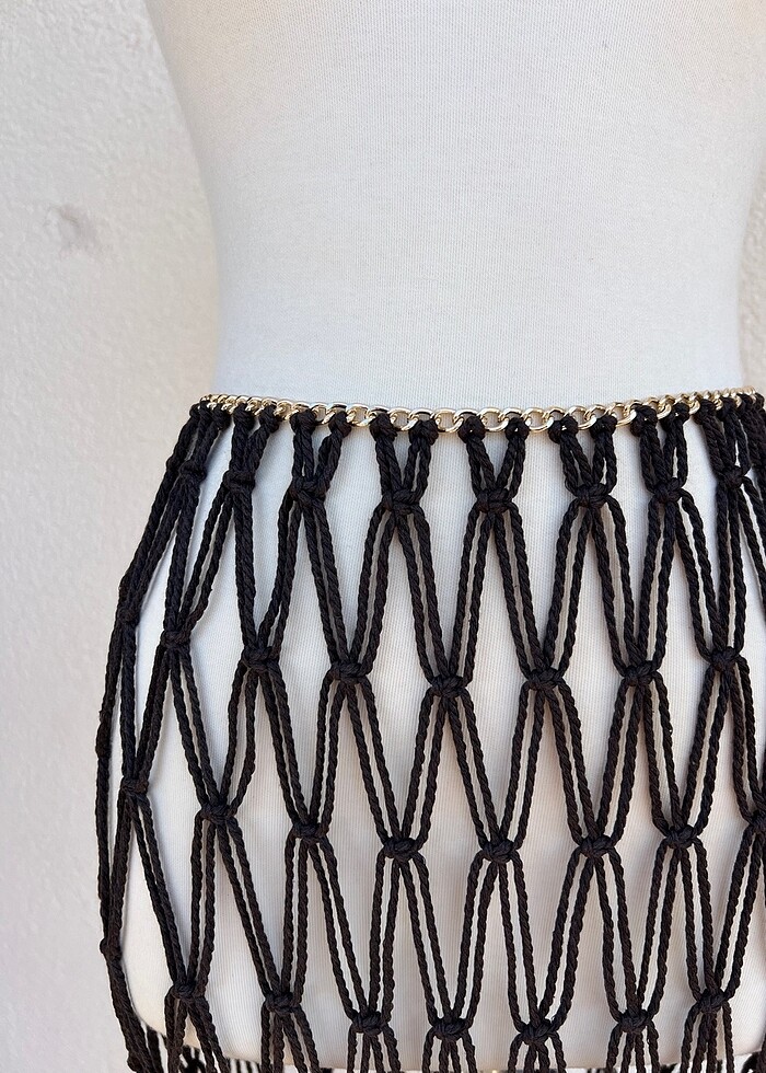 Makrome pareo, plaj eteği - Görsel 2