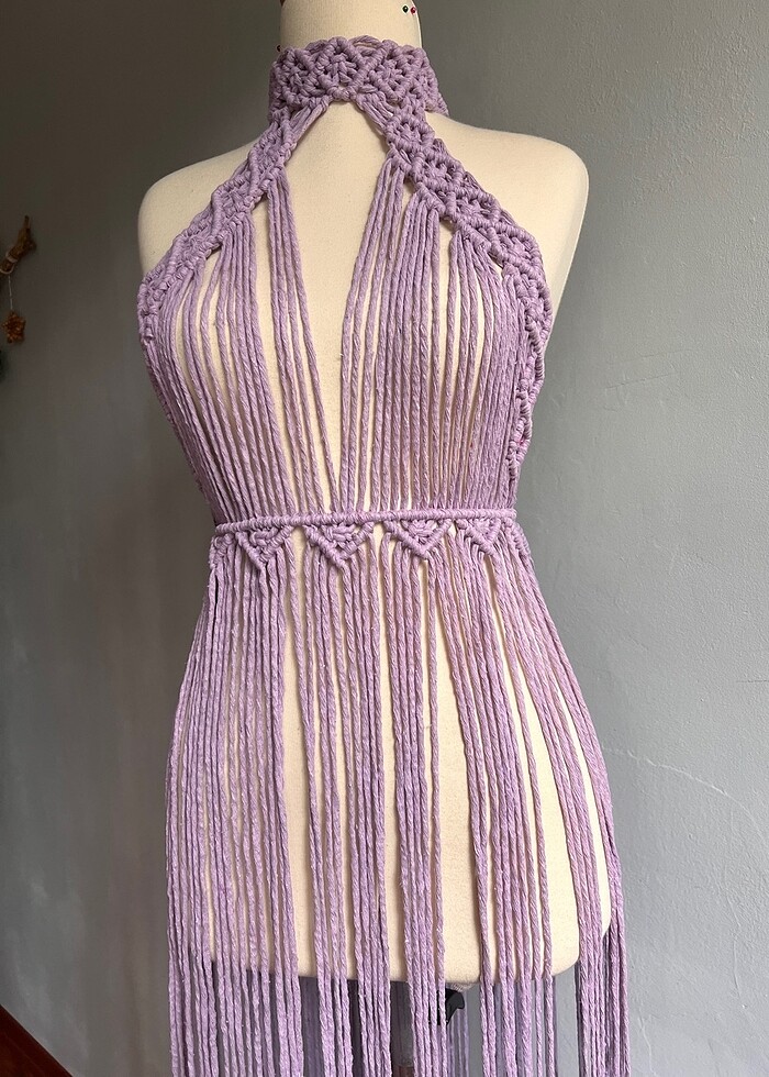 Makrome elbise - Görsel 2