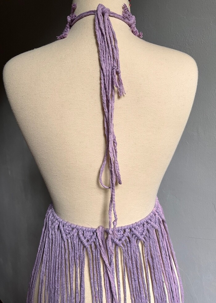 Makrome elbise - Görsel 4