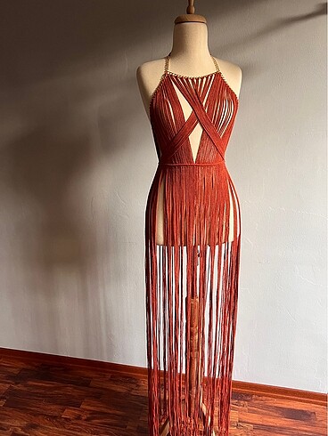 Makrome elbise - Görsel 6