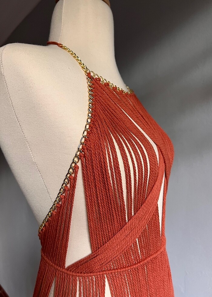 Makrome elbise - Görsel 3