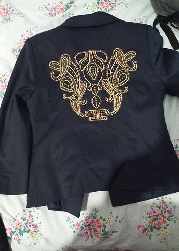 Lacivert Kadın Blazer Ceket - Görsel 5