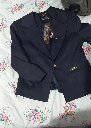 Lacivert Kadın Blazer Ceket - Görsel 2