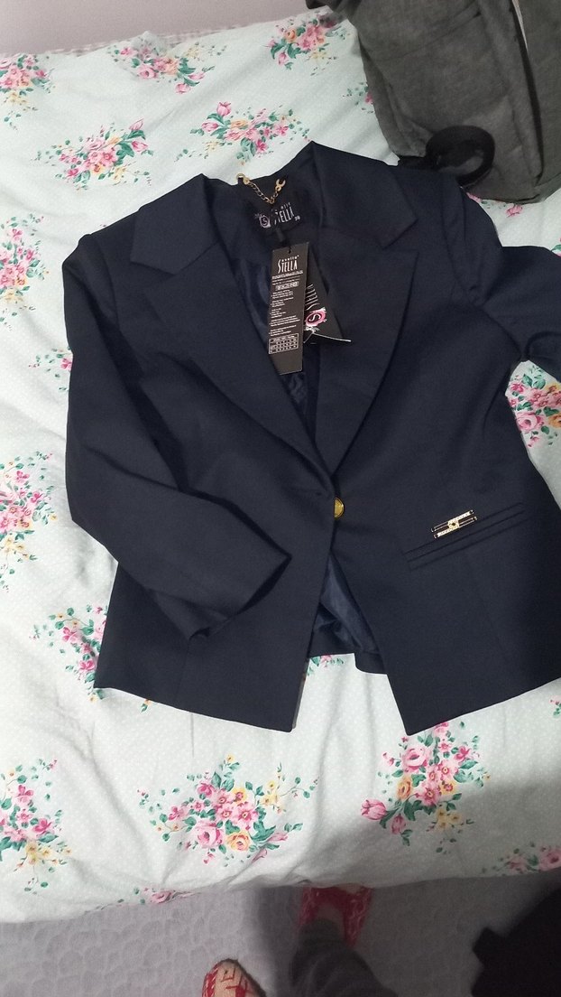 Lacivert Kadın Blazer Ceket - Görsel 2