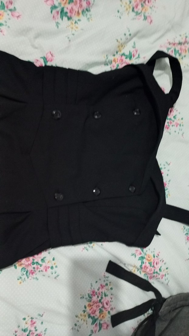 Siyah Midi Elbise - Görsel 5