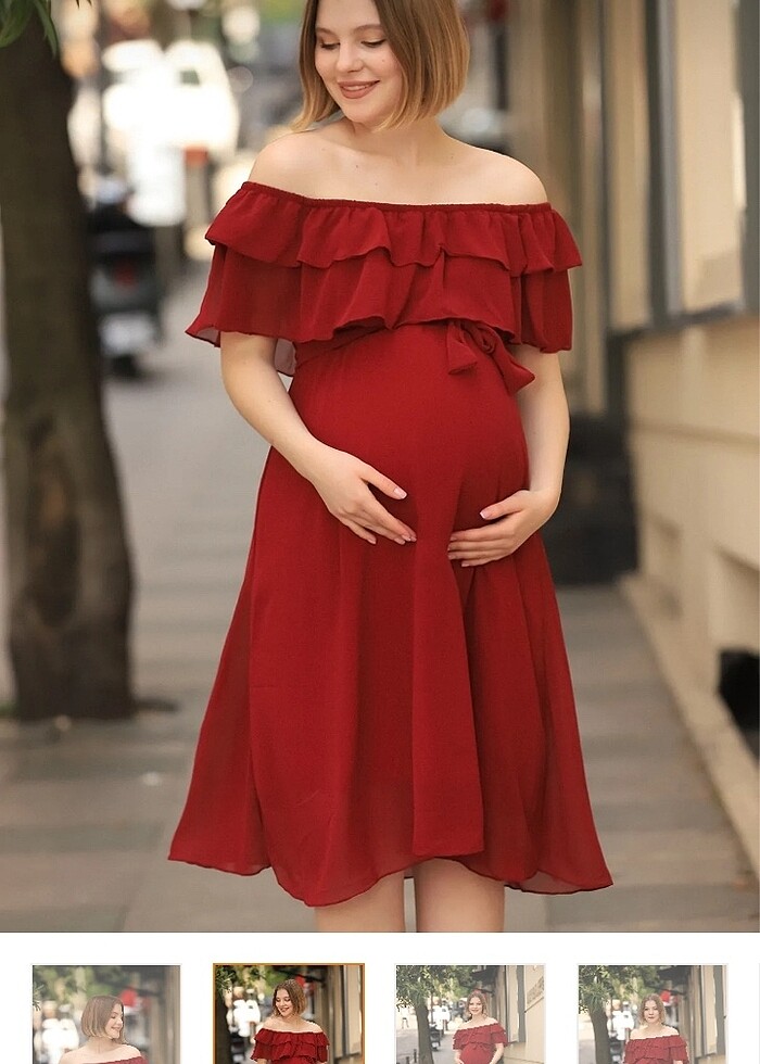 Şifon elbise - Görsel 3