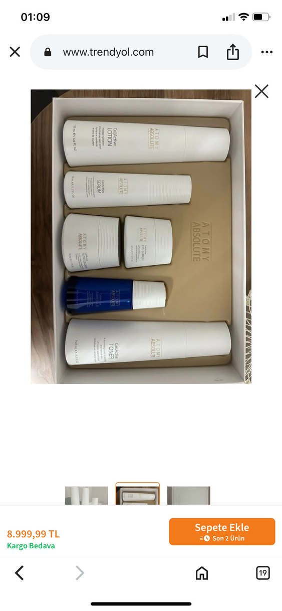 Atomy Absolute Cellactive Erkek Cilt Bakım Seti - Görsel 2