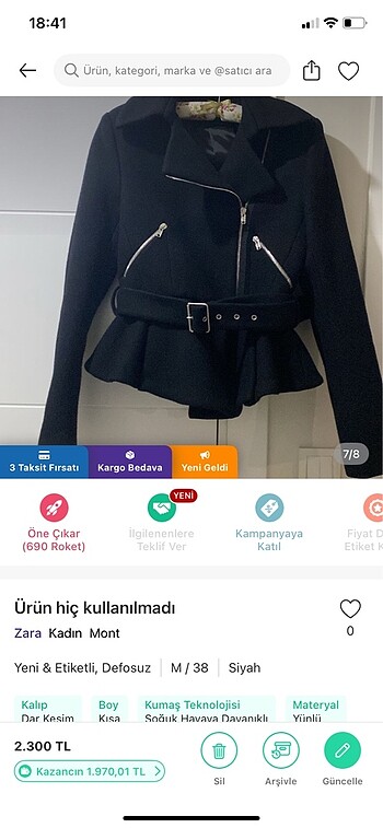 Ürün sıfırdır