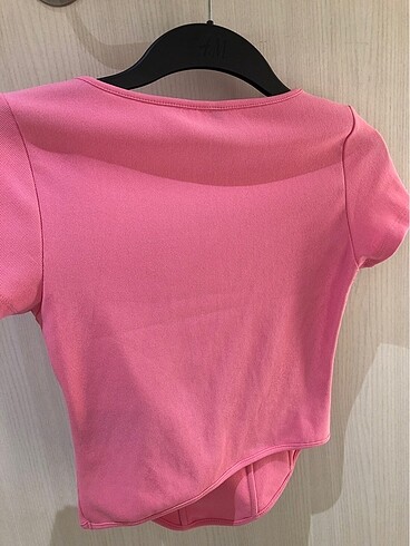 s Beden pembe Renk H&M Tişört