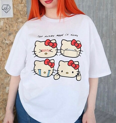 Hello Kitty Baskılı T shirts