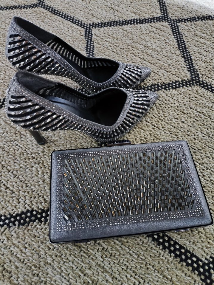 bayan , abiye ayakkabı  ve çanta - Görsel 4