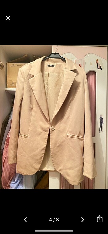 s Beden ten rengi Renk Takım Blazer