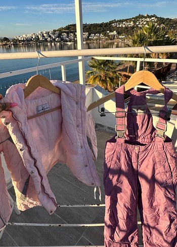 Pembe Bebek Kız Kayak Tulumu - Görsel 2