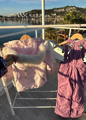 Pembe Bebek Kız Kayak Tulumu - Görsel 3