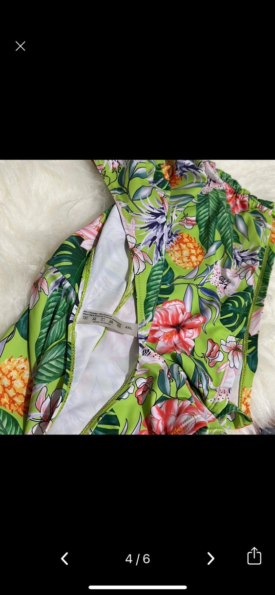 Renkli Tropikal Desenli Deniz Şortu - Görsel 2