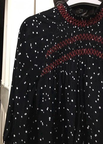 Kadın Siyah Puantiyeli Kısa Tulum Elbise - Görsel 4