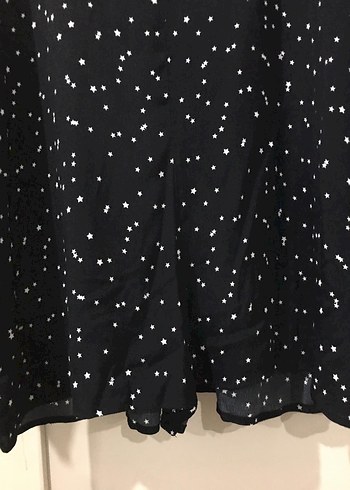 Kadın Siyah Puantiyeli Kısa Tulum Elbise - Görsel 6