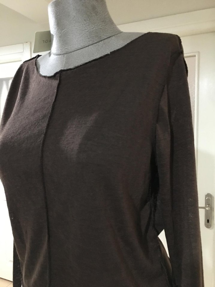 Kahverengi Kadın Bluz - Görsel 3