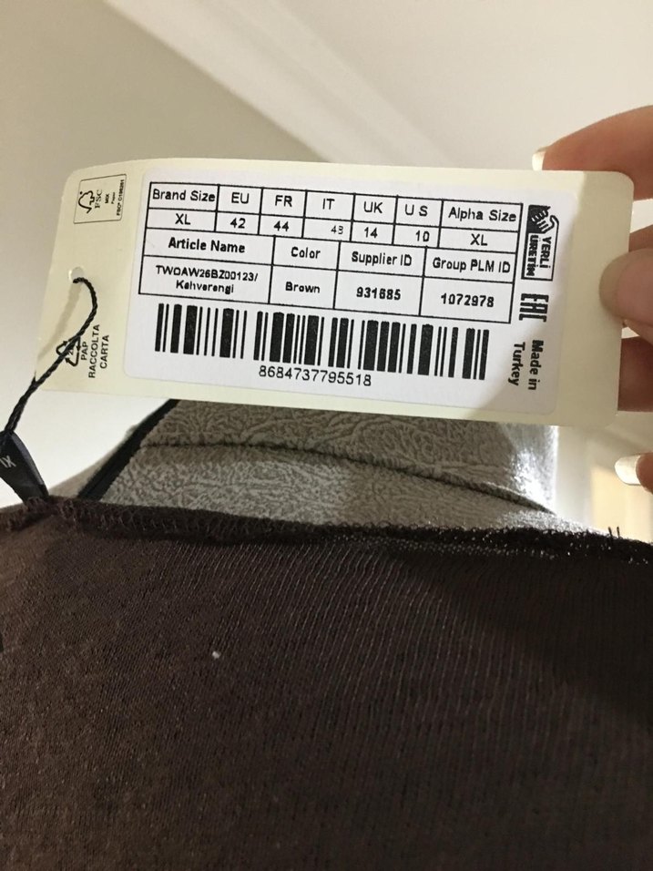 Kahverengi Kadın Bluz - Görsel 4