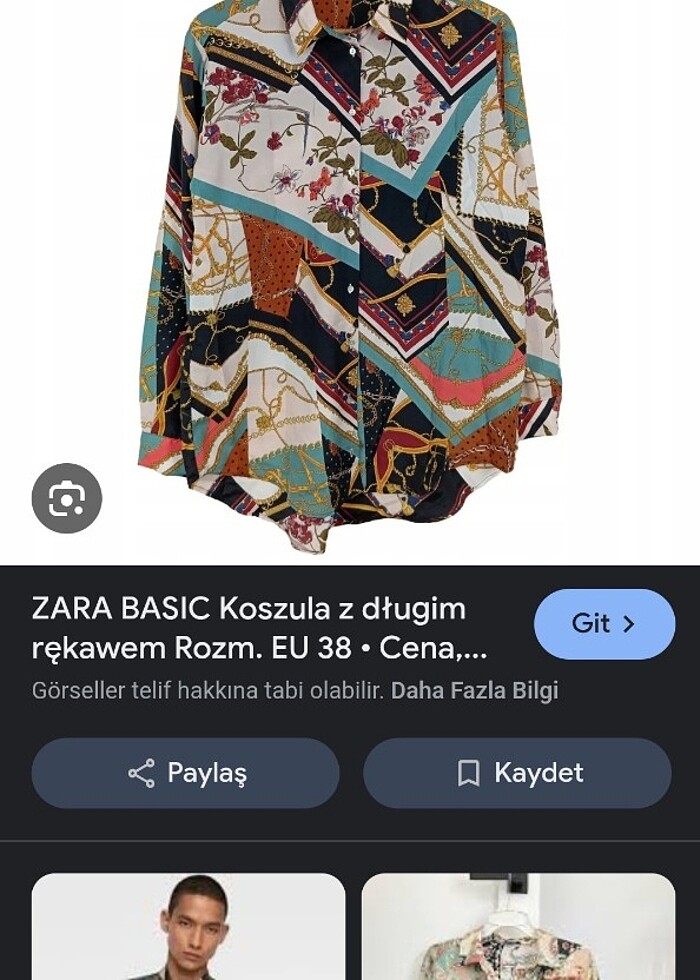 Zara gömlek  - Görsel 2