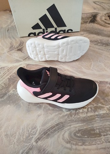 Kız Çocuk Pembe Siyah Spor Ayakkabı - Görsel 3