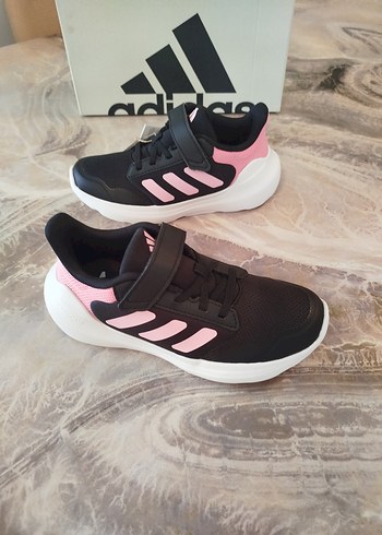 Kız Çocuk Pembe Siyah Spor Ayakkabı - Görsel 4