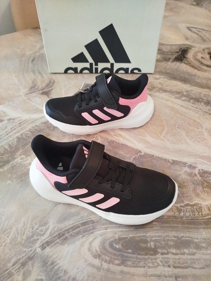 Kız Çocuk Pembe Siyah Spor Ayakkabı - Görsel 5