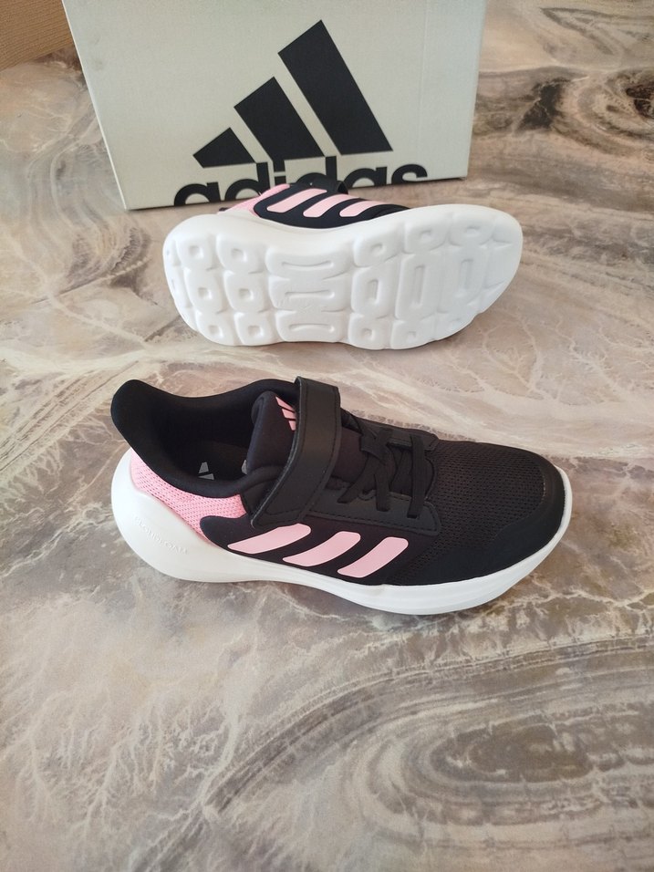 Kız Çocuk Pembe Siyah Spor Ayakkabı - Görsel 3