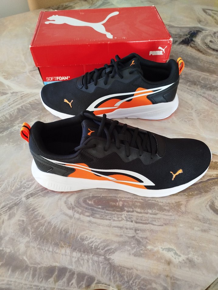 Siyah Turuncu Erkek Spor Ayakkabı - Görsel 4