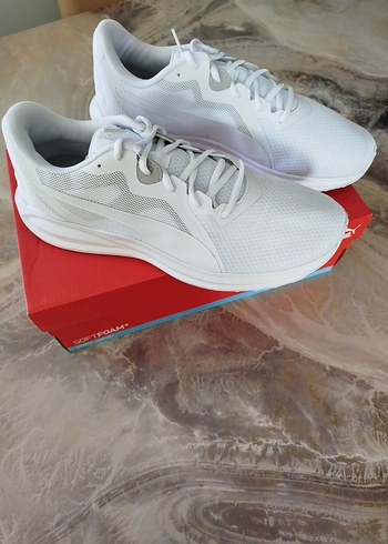 erkek Beyaz Puma Spor Ayakkabı - Görsel 2