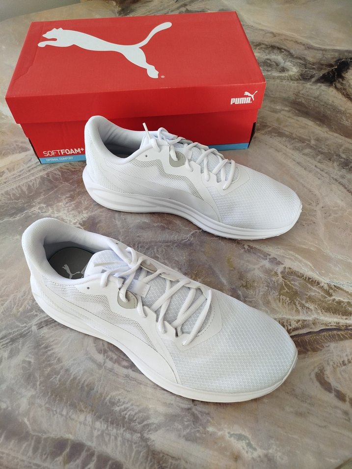 erkek Beyaz Puma Spor Ayakkabı - Görsel 4