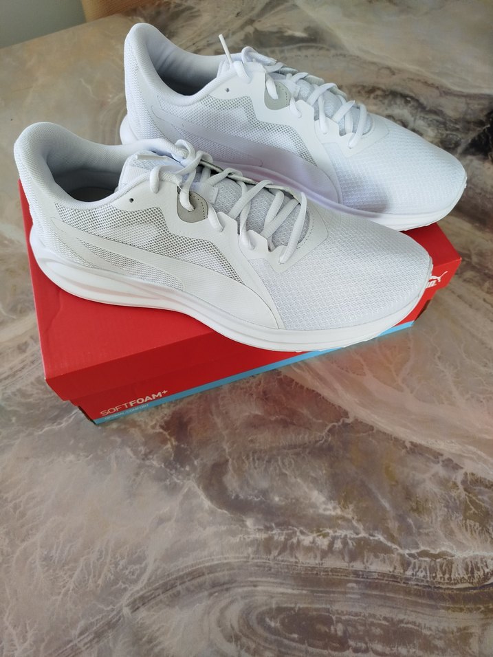 erkek Beyaz Puma Spor Ayakkabı - Görsel 2