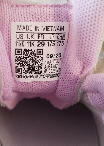 adidas kız çocuk spor ayakkabı - Görsel 8