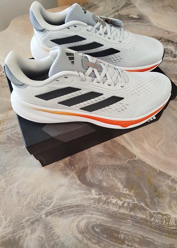 Erkek Gri Adidas Koşu Ayakkabısı - Görsel 3