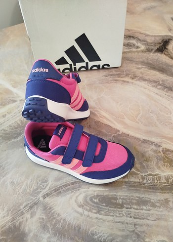 Kız Çocuk Pembe Adidas Spor Ayakkabı - Görsel 5