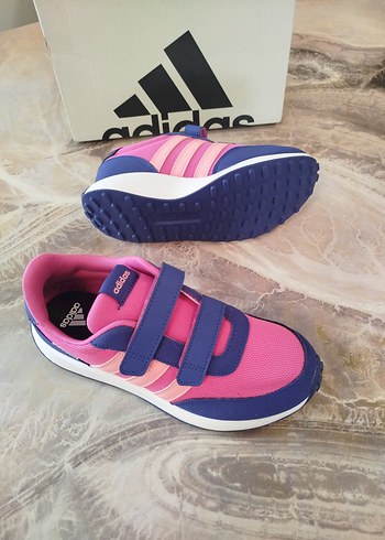 Kız Çocuk Pembe Adidas Spor Ayakkabı - Görsel 6