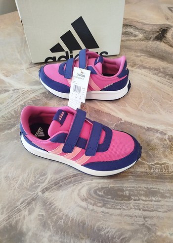 Kız Çocuk Pembe Adidas Spor Ayakkabı - Görsel 3