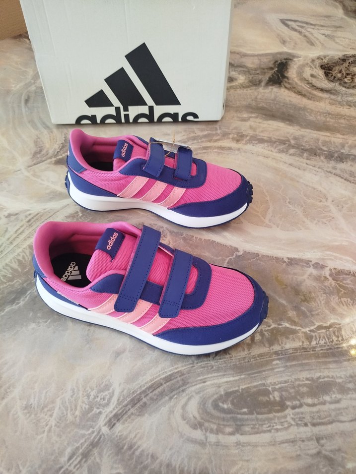 Kız Çocuk Pembe Adidas Spor Ayakkabı - Görsel 4