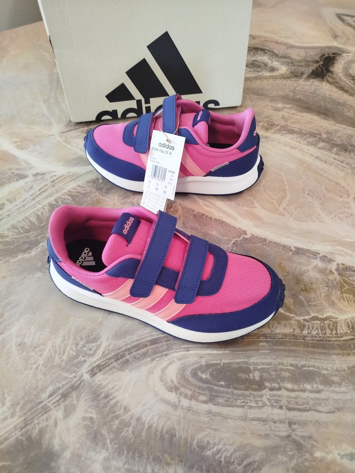 Kız Çocuk Pembe Adidas Spor Ayakkabı - Görsel 3