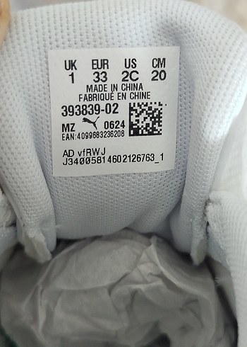 Beyaz  Spor Ayakkabı Cırt Cırtlı - Görsel 7