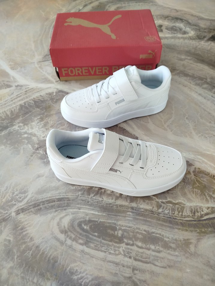 Beyaz  Spor Ayakkabı Cırt Cırtlı - Görsel 5