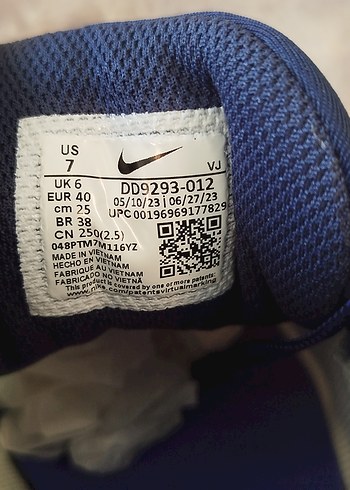 Erkek Beyaz Gri Nike Spor Ayakkabı - Görsel 7