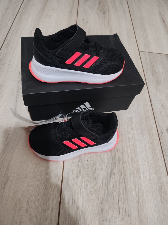 Kız Çocuk Siyah Spor Ayakkabı Velcro 23 numara - Görsel 2