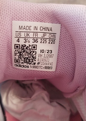 Adidas Pembe Gri Kız Spor Ayakkabı - Görsel 8