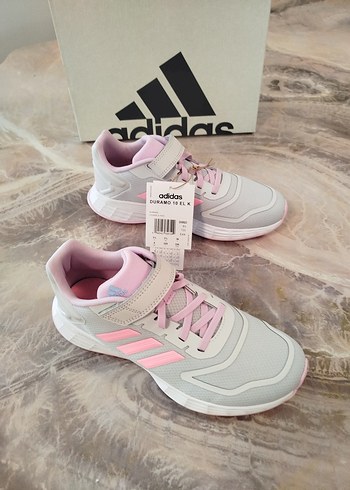 Adidas Pembe Gri Kız Spor Ayakkabı - Görsel 5