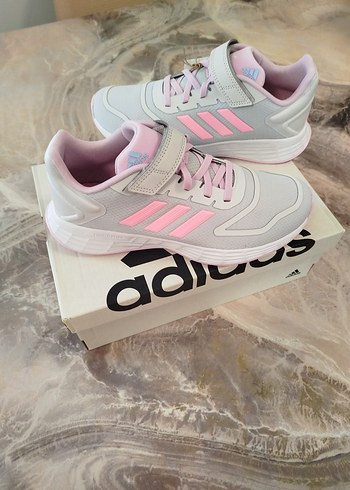 Adidas Pembe Gri Kız Spor Ayakkabı - Görsel 6