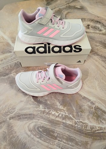Adidas Pembe Gri Kız Spor Ayakkabı - Görsel 2